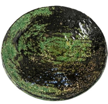 Extra Large Emerald Green Couscous Platter 19.5"Dia. x 6"H