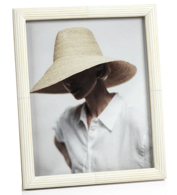 8x10 Ivory Carved Bone Picture Frame