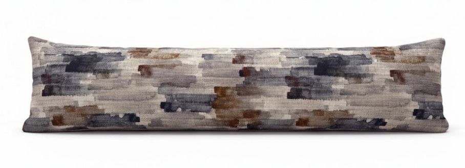 12x50 Multicolor Abstract Bed Pillow