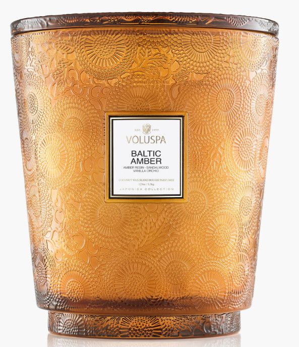 5-Wick Baltic Amber Hearth Candle 123oz