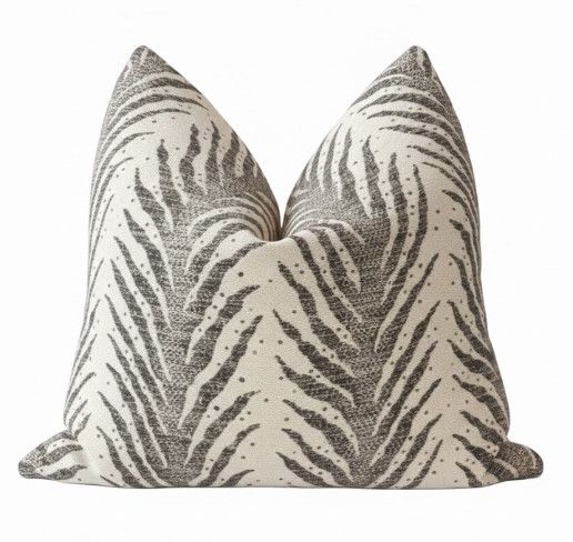 23x23 Neutral Botanical Print Pillow
