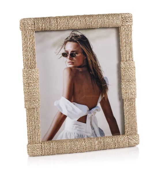 8x10 Abaca Rope Wrapped Picture Frame