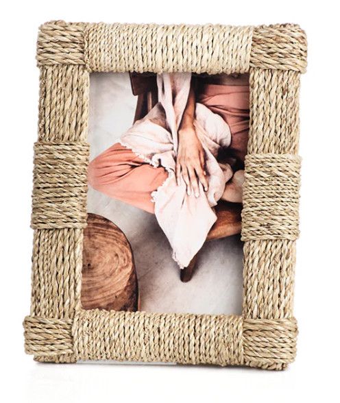 5x7 Abaca Rope Wrapped Picture Frame