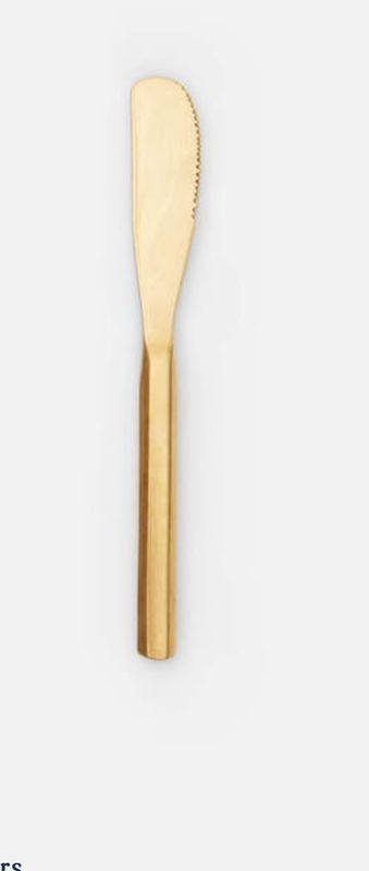 Gold Cheese Spreader 1"W x 6.5"H