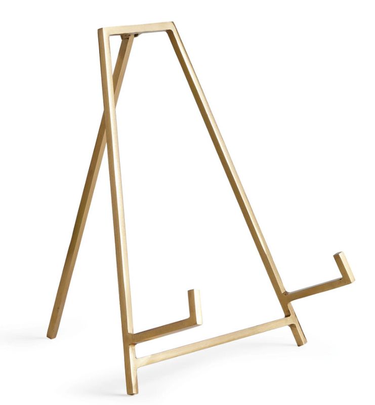 Gold Finished Easel 15"W x 18.75"H