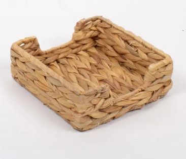 Natural Water Hyacinth Woven Cocktail Napkin Holder