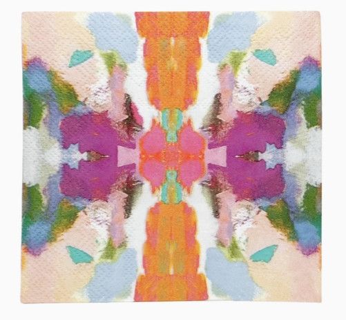 Colorful Abstract Cocktail Napkins (B)