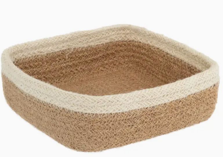 Natural Jute Cocktail Napkin Holder from Bangladesh