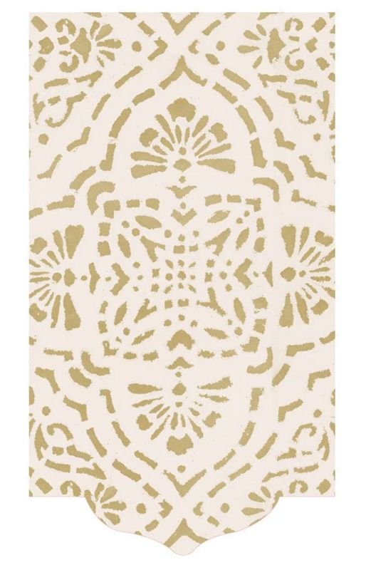 Ivory & Gold Guest Towels
