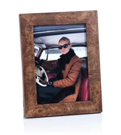 5x7 Natural Burl Wood Picture Frame