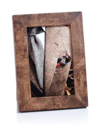 4x6 Natural Burl Wood Picture Frame