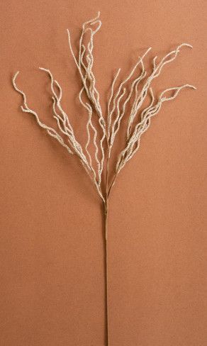 Realistic Faux Neutral Branch Stem 36”H
