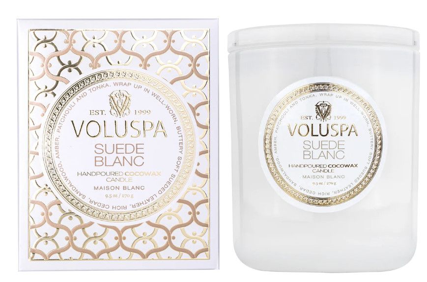 Suede Blanc Classic Candle