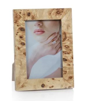4x6 Natural Burl Wood Picture Frame