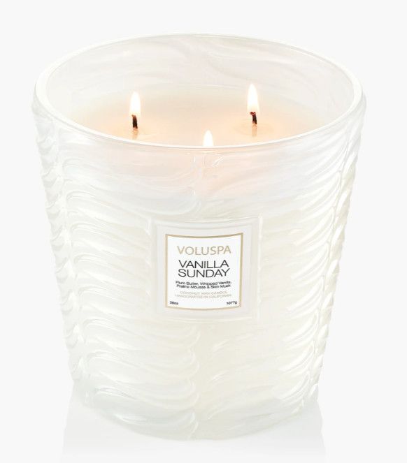 3-Wick Vanilla Sunday Candle 38oz