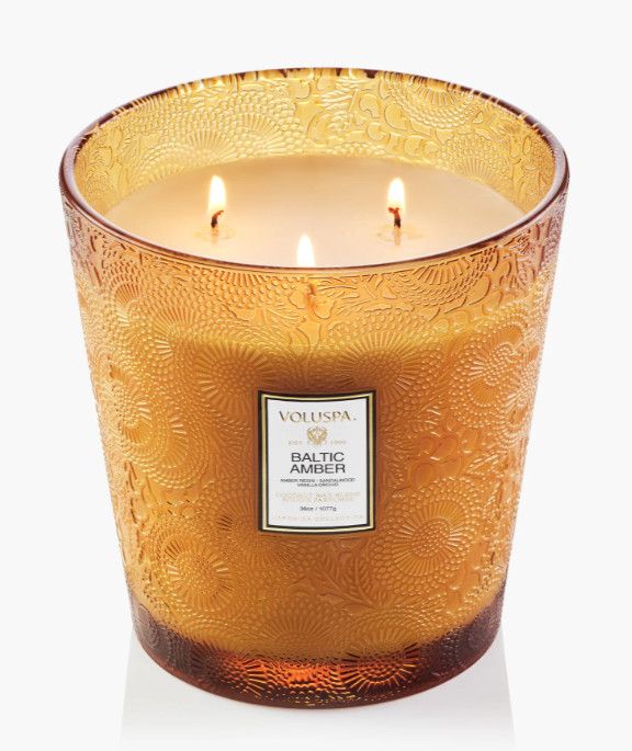 3-Wick Baltic Amber Candle 38oz