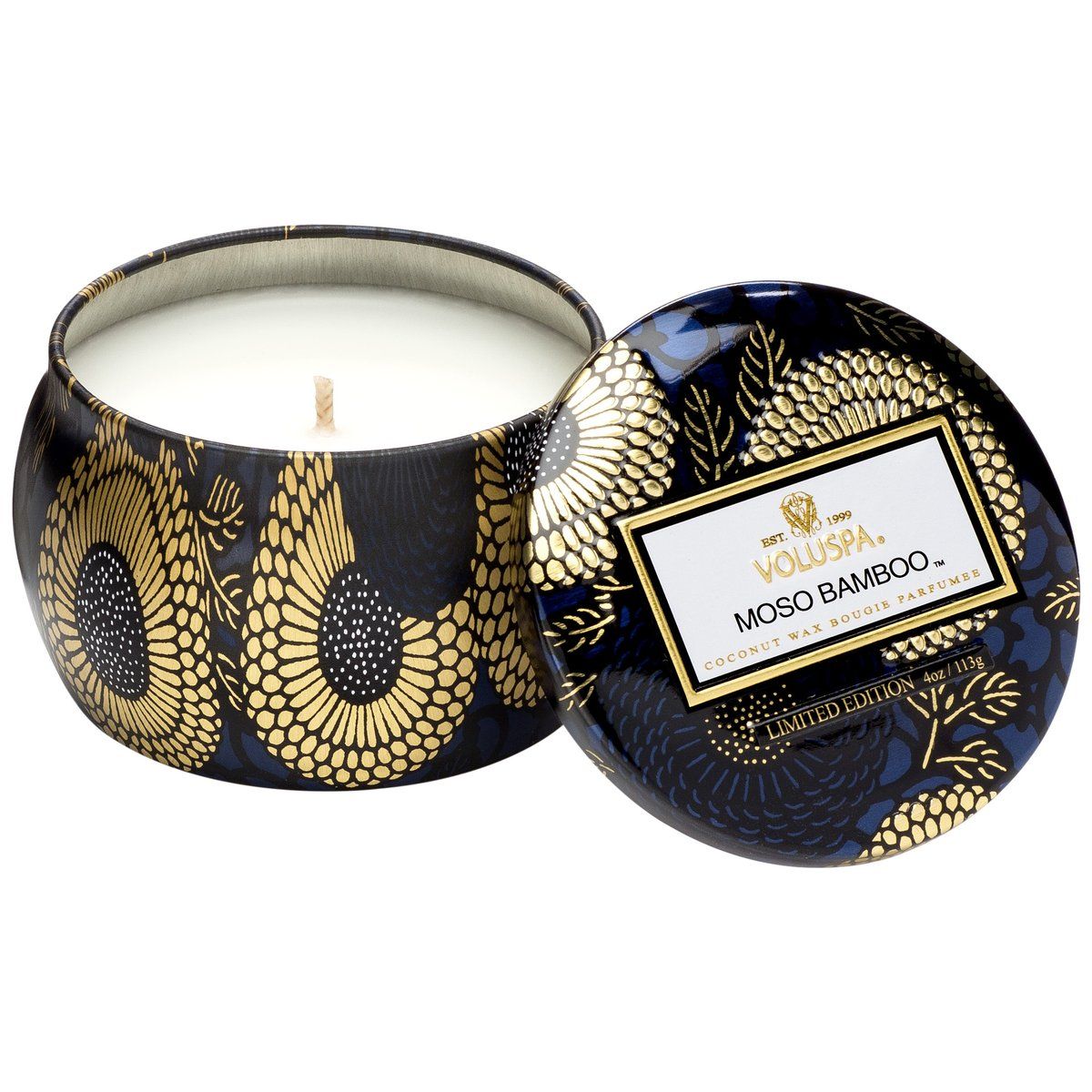 Mini Tin Moso Bamboo Candle 4oz