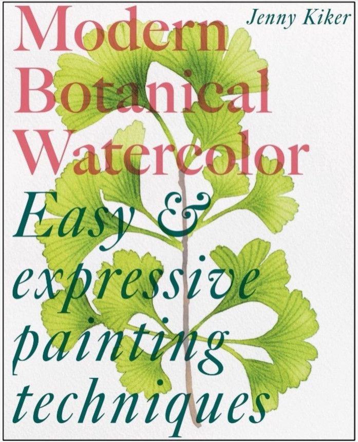 Modern Botanical Watercolor Painting Book
