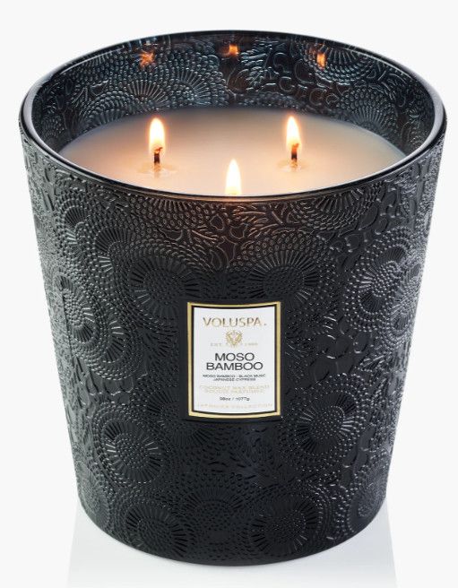 3-Wick Moso Bamboo Candle 38oz
