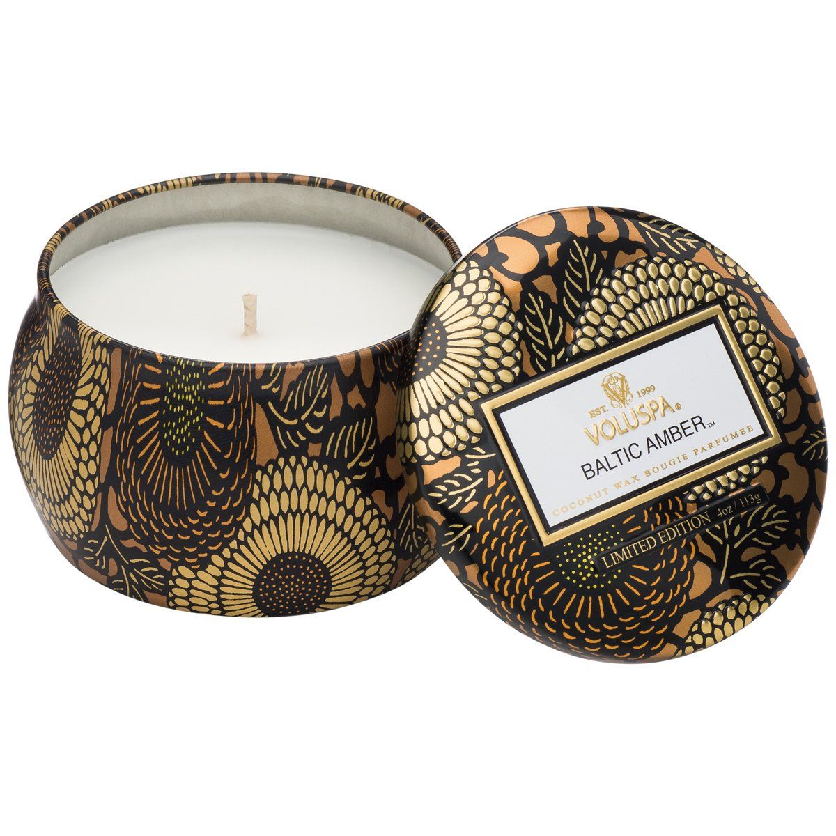 Mini Tin Baltic Amber Candle 4oz