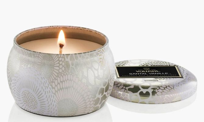 Mini Tin Santal Vanille Candle 4oz
