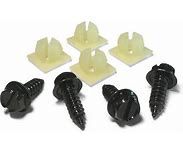Automotive trim screws &amp; license Plate Hardware