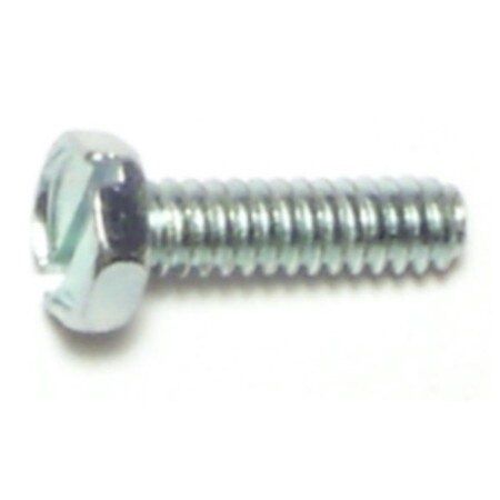 Slotted indented hex head machine screws-coarse thread