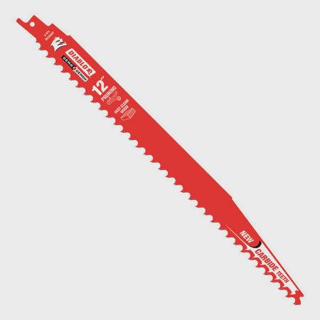 12&quot; L x 3 TPI Wood Cutting Steel Reciprocating Saw Blade
