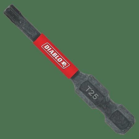 DT252P100 2 Inch #25 Torx Drive Bits , 100-Pack