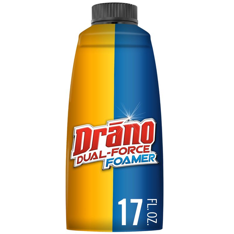Drano 17 Fl. Oz. Dual-Force Foamer Clog Remover
