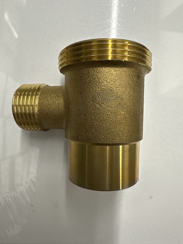 1-1/2&quot; X 3/4&quot; DW Trap mount brass tee