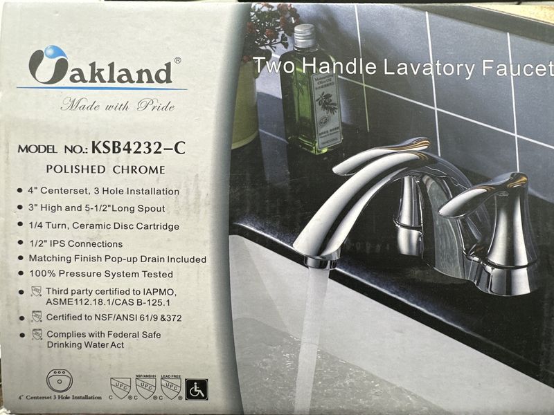OAKLAND 2 Handle bathroom faucet kSB4232-C