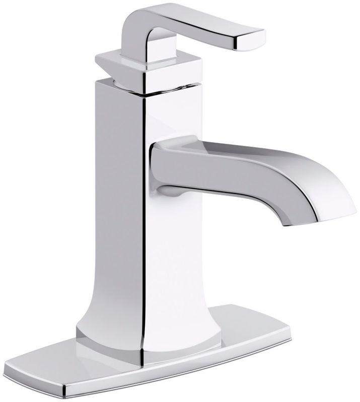 OHLER Rubicon Single Hole Single-Handle Bathroom Faucet in Polished Chrome
