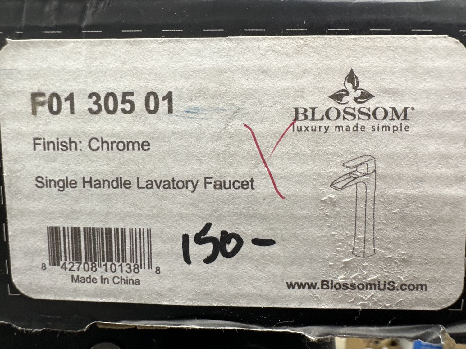 blossom single handle lavatory faucet
