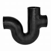 Cast Iron No-Hub Running Trap w/ Vent