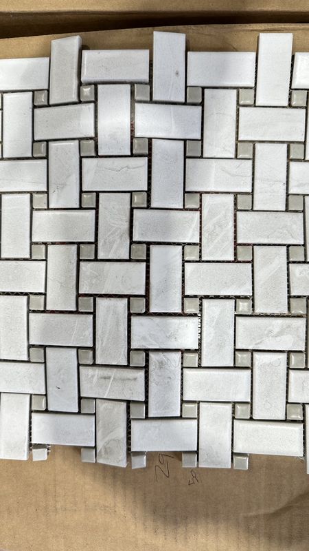 12X12 BASKET WAVE DOT PER SHEET
