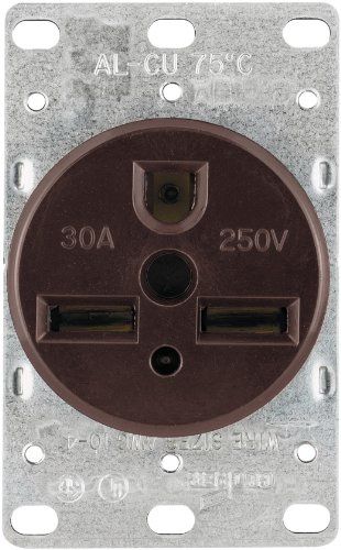 Cooper Industries Power Receptacle - 3 Grounding Wires - 30-Amp - 250-Volt | Rona