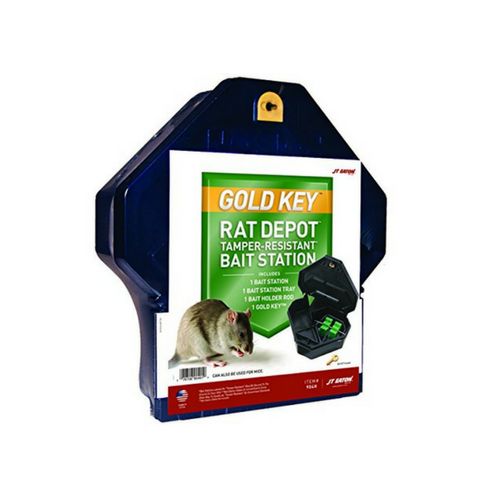 Royal Industries JT904H JT Eaton Indoor/Outdoor Rat Bait Station, Black