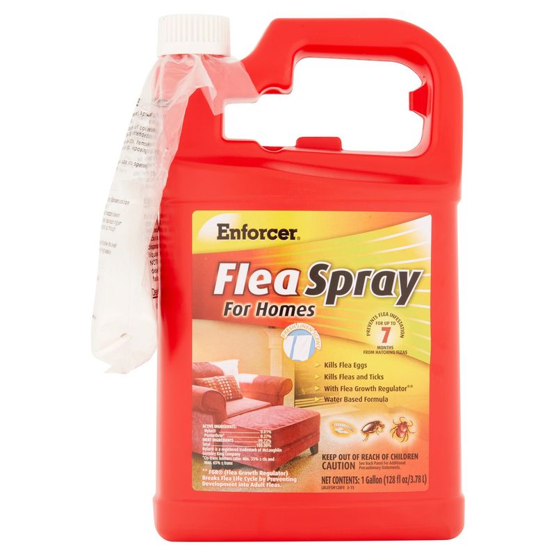 Enforcer EFSH128 Flea Spray for Homes, 128 Oz