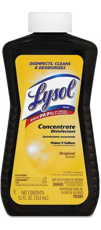 LYSOL Concentrate Disinfectant, 12 Oz. Bottle
