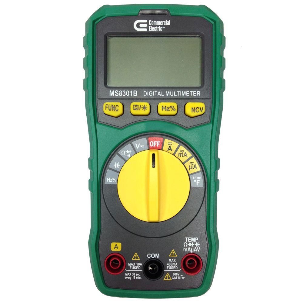 Commercial Electric Auto Ranging Multimeter