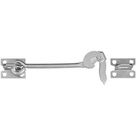 National Hardware 6 in. L Zinc-Plated Silver Steel Safety Gate Hook 1 Pk