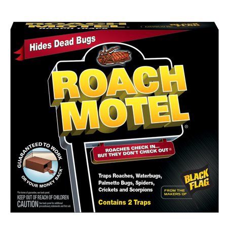 Roach Motel Roach Bait Station , 2PK