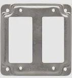 DOUBLE METAL DECORA PLATE 1/&quot; RAISED