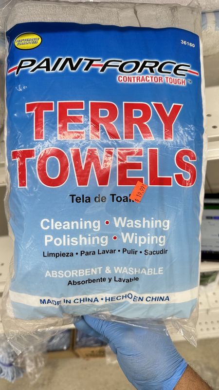 Terry Towels 12 Pk