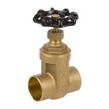 Brass Gate Valve, Size: 1-1/2" SW