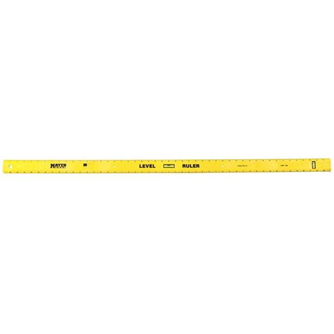 Mayes 48 in. Polystyrene Straight Edge Ruler with Level 10744 - All
