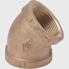 Brass 45 Elbow, Size: 1/8&quot;
