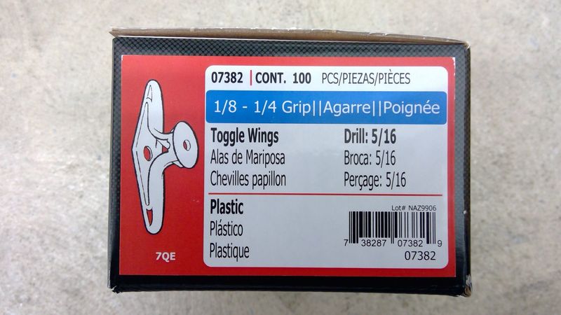 Toggle wings Box