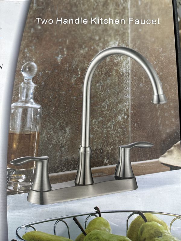 Two Handle kitchen faucet KSK-8238-BN